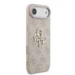 Guess iPhone 17 Air Backcover hoesje - 4G - Big Metal Logo - Roze - Afbeelding 3