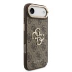 Guess iPhone 17 Air Backcover hoesje - 4G - Big Metal Logo - Gold Edge - Bruin - Image 2