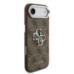 Guess iPhone 17 Air Backcover hoesje - 4G - Big Metal Logo - Silver Edge - Bruin - Afbeelding 2