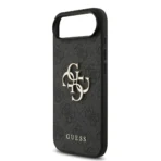 Guess iPhone 17 Air Backcover hoesje - 4G - Big Metal Logo - Zwart - Afbeelding 5