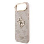 Guess iPhone 17 Air Backcover hoesje - 4G - Big Metal Logo - Gold Edge - Roze - Image 5