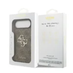 Guess iPhone 17 Air Backcover hoesje - 4G - Big Metal Logo - Bruin - Image 9