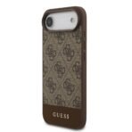 Guess iPhone 17 Air Backcover hoesje - 4G Bottom Stripe - Bruin - Afbeelding 4