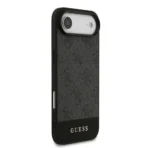 Guess iPhone 17 Air Backcover hoesje - 4G Bottom Stripe - Grijs - Afbeelding 4