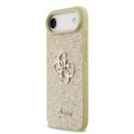 Guess iPhone 17 Air Backcover hoesje - Big 4G - Fixed Glitter - Goud - Afbeelding 4