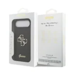 Guess iPhone 17 Air Backcover hoesje - Big 4G - Fixed Glitter - Zwart - Afbeelding 9