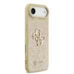 Guess iPhone 17 Air Backcover hoesje - Big 4G - Fixed Glitter - Goud - Afbeelding 3