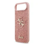Guess iPhone 17 Air Backcover hoesje - Big 4G - Fixed Glitter - Roze - Afbeelding 7