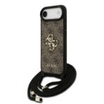 Guess iPhone 17 Air Backcover hoesje - Crossbody 4G Big Logo - Cord Strap - Bruin - Afbeelding 3