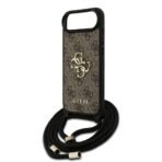 Guess iPhone 17 Air Backcover hoesje - Crossbody 4G Big Logo - Cord Strap - Bruin - Afbeelding 7