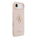 Guess iPhone 17 Air Backcover hoesje - Grained - Big 4G Logo - Roze - Image 3