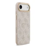 Guess iPhone 17 Air Backcover hoesje - Magsafe PU Leather - 4G Classic Logo - Roze - Image 2