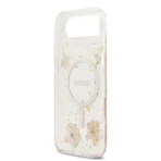 Guess iPhone 17 Air Backcover hoesje - Magsafe - Resin Flowers Design - Roze - Image 5