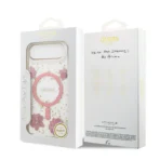 Guess iPhone 17 Air Backcover hoesje - Magsafe - Resin Flowers Design - Roze - Image 8