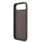 Guess iPhone 17 Air Backcover hoesje - Magsafe PU Leather - 4G Classic Logo - Bruin - Afbeelding 6