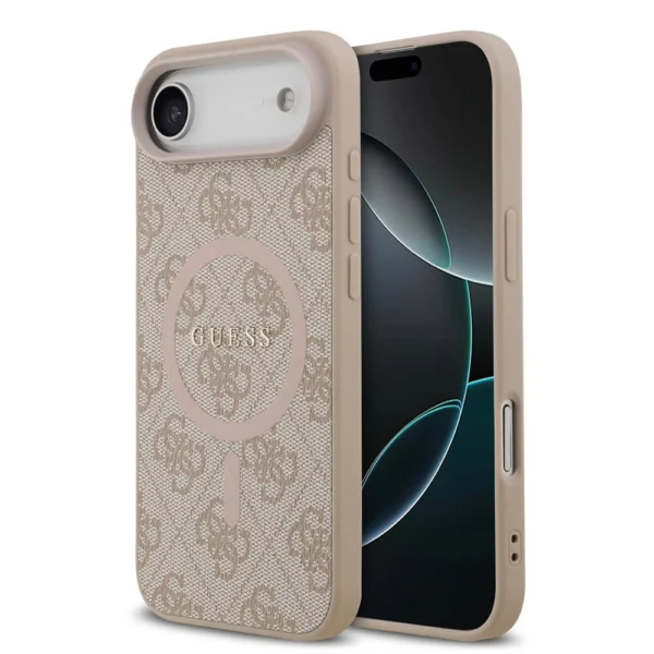 Guess iPhone 17 Air MagSafe hoesje roze