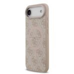 Guess iPhone 17 Air Backcover hoesje - Magsafe PU Leather - 4G Classic Logo - Roze - Afbeelding 4