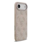 Guess iPhone 17 Air Backcover hoesje - Magsafe PU Leather - 4G Classic Logo - Roze - Afbeelding 2