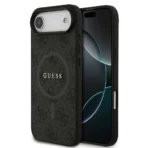 Guess iPhone 17 Air hoesje MagSafe leer zwart
