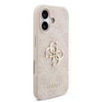 Guess iPhone 17 Backcover hoesje - 4G - Big Metal Logo - Roze - Afbeelding 4