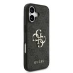 Guess iPhone 17 Backcover hoesje - 4G - Big Metal Logo - Zwart - Afbeelding 3