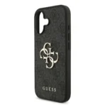 Guess iPhone 17 Backcover hoesje - 4G - Big Metal Logo - Zwart - Afbeelding 6