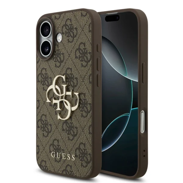 iPhone 17 hoesje Guess bruin
