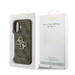 Guess iPhone 17 Backcover hoesje - 4G - Big Metal Logo - Bruin - Image 6