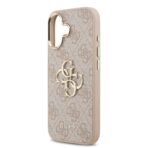 Guess iPhone 17 Backcover hoesje - 4G - Big Metal Logo - Gold Edge - Roze - Image 5