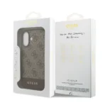 Guess iPhone 17 Backcover hoesje - 4G Bottom Stripe - Bruin - Image 8