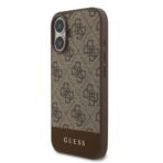 Guess iPhone 17 Backcover hoesje - 4G Bottom Stripe - Bruin - Image 4