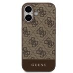 Guess iPhone 17 Backcover hoesje - 4G Bottom Stripe - Bruin - Image 3