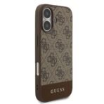 Guess iPhone 17 Backcover hoesje - 4G Bottom Stripe - Bruin - Image 2