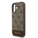 Guess iPhone 17 Backcover hoesje - 4G Bottom Stripe - Bruin - Image 6