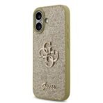 Guess iPhone 17 Backcover hoesje - Big 4G - Fixed Glitter - Goud - Afbeelding 3