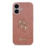 Guess iPhone 17 Backcover hoesje - Big 4G - Fixed Glitter - Roze - Image 3