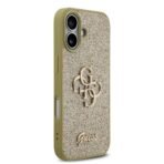 Guess iPhone 17 Backcover hoesje - Big 4G - Fixed Glitter - Goud - Afbeelding 2