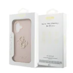 Guess iPhone 17 Backcover hoesje - Grained - Big 4G Logo - Roze - Afbeelding 8