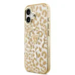 Guess iPhone 17 Backcover hoesje - Magsafe - Leopard Glitter Edition - Bruin - Image 4