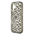 Guess iPhone 17 Backcover hoesje - Magsafe - Leopard Glitter Edition - Zwart - Afbeelding 6