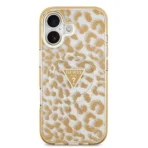 Guess iPhone 17 Backcover hoesje - Magsafe - Leopard Glitter Edition - Bruin - Image 3