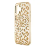 Guess iPhone 17 Backcover hoesje - Magsafe - Leopard Glitter Edition - Bruin - Image 7