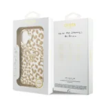 Guess iPhone 17 Backcover hoesje - Magsafe - Leopard Glitter Edition - Bruin - Image 9