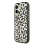 Guess iPhone 17 Backcover hoesje - Magsafe - Leopard Glitter Edition - Zwart - Afbeelding 2