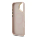 Guess iPhone 17 Backcover hoesje - Magsafe PU Leather - 4G Classic Logo - Roze - Image 6