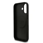 Guess iPhone 17 Backcover hoesje - Magsafe PU Leather - 4G Classic Logo - Zwart - Afbeelding 5