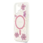 Guess iPhone 17 Backcover hoesje - Magsafe - Resin Flowers Design - Roze - Image 6