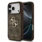 iPhone 17 Pro hoesje Guess bruin