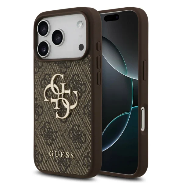 iPhone 17 Pro hoesje Guess bruin