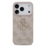 Guess iPhone 17 Pro Backcover hoesje - 4G - Big Metal Logo - Roze - Image 4